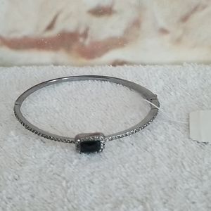 New Ralph Lauren Hematite Tone Jet Stone Bracelet